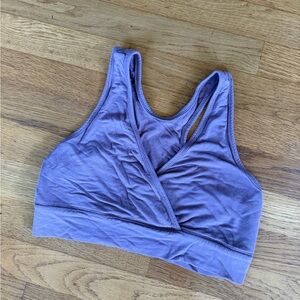Kindred Bravely Purple - French Terry Racerback Nursing & Sleep Bra